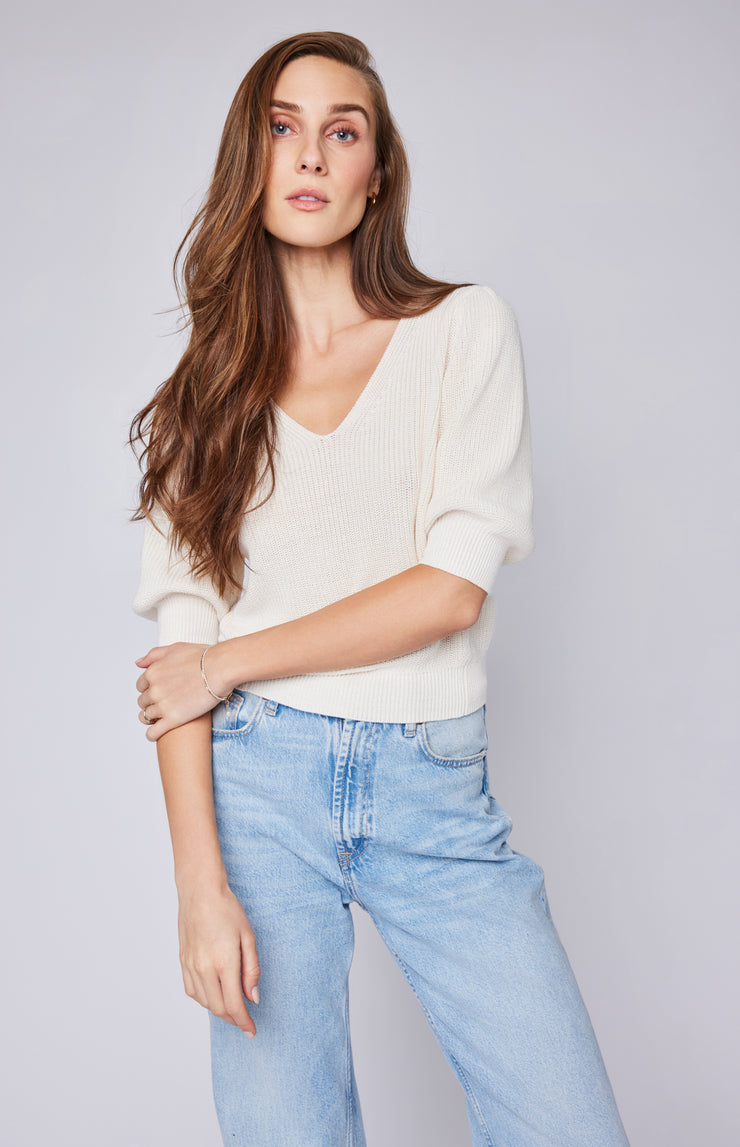 GENTLE FAWN PHOEBE PULLOVER - CREAM