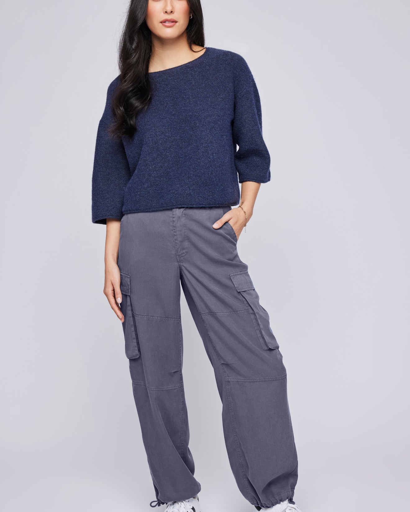 GENTLE FAWN AVERY CARGO PANTS - BLUE