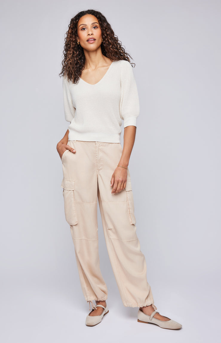 GENTLE FAWN AVERY CARGO PANTS - BONE