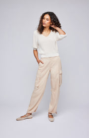 GENTLE FAWN AVERY CARGO PANTS - BONE