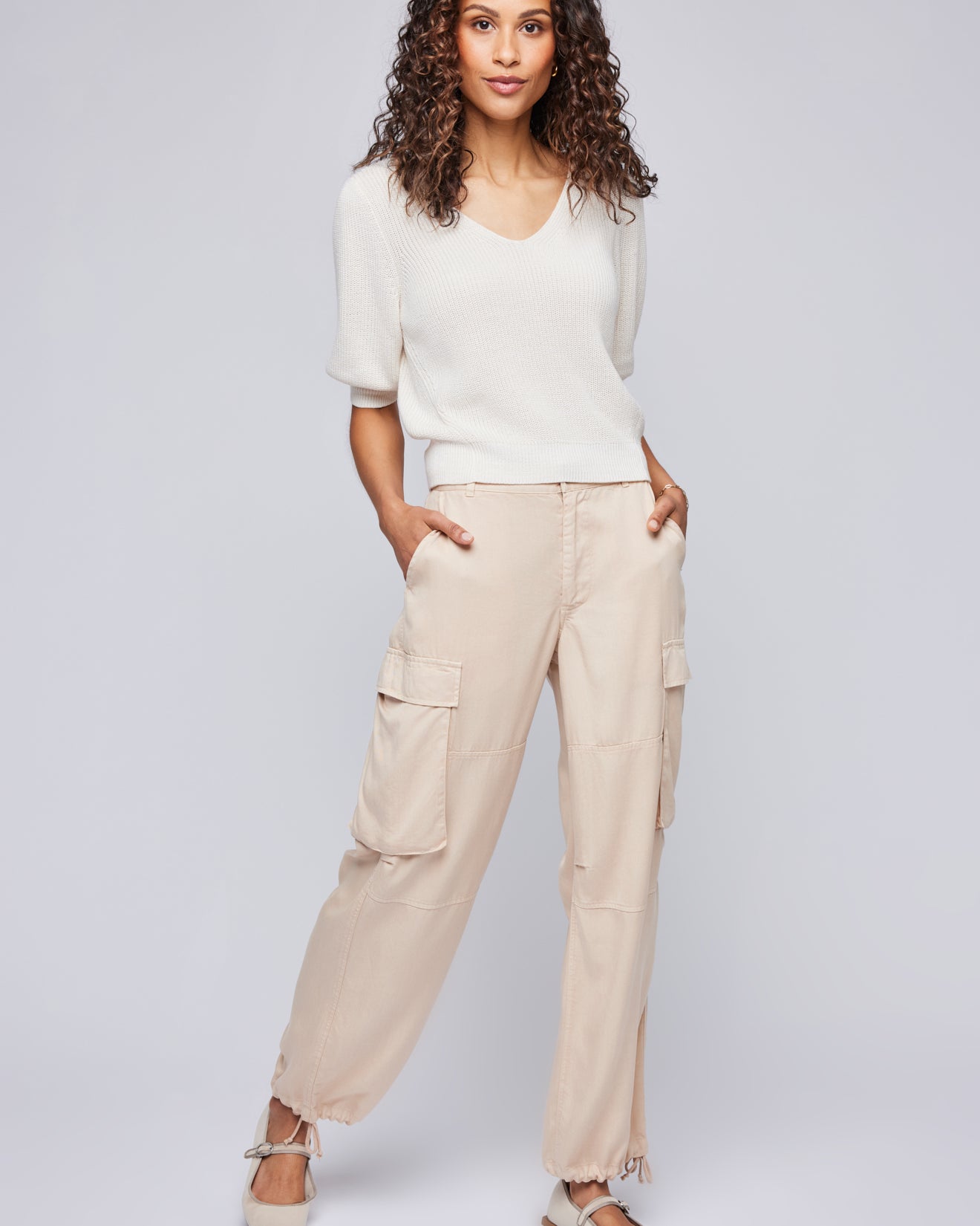 GENTLE FAWN AVERY CARGO PANTS - BONE