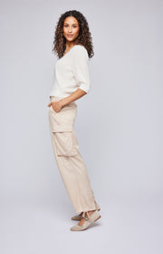 GENTLE FAWN AVERY CARGO PANTS - BONE