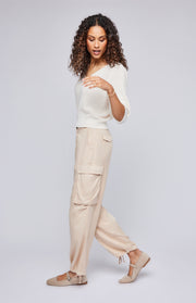 GENTLE FAWN AVERY CARGO PANTS - BONE