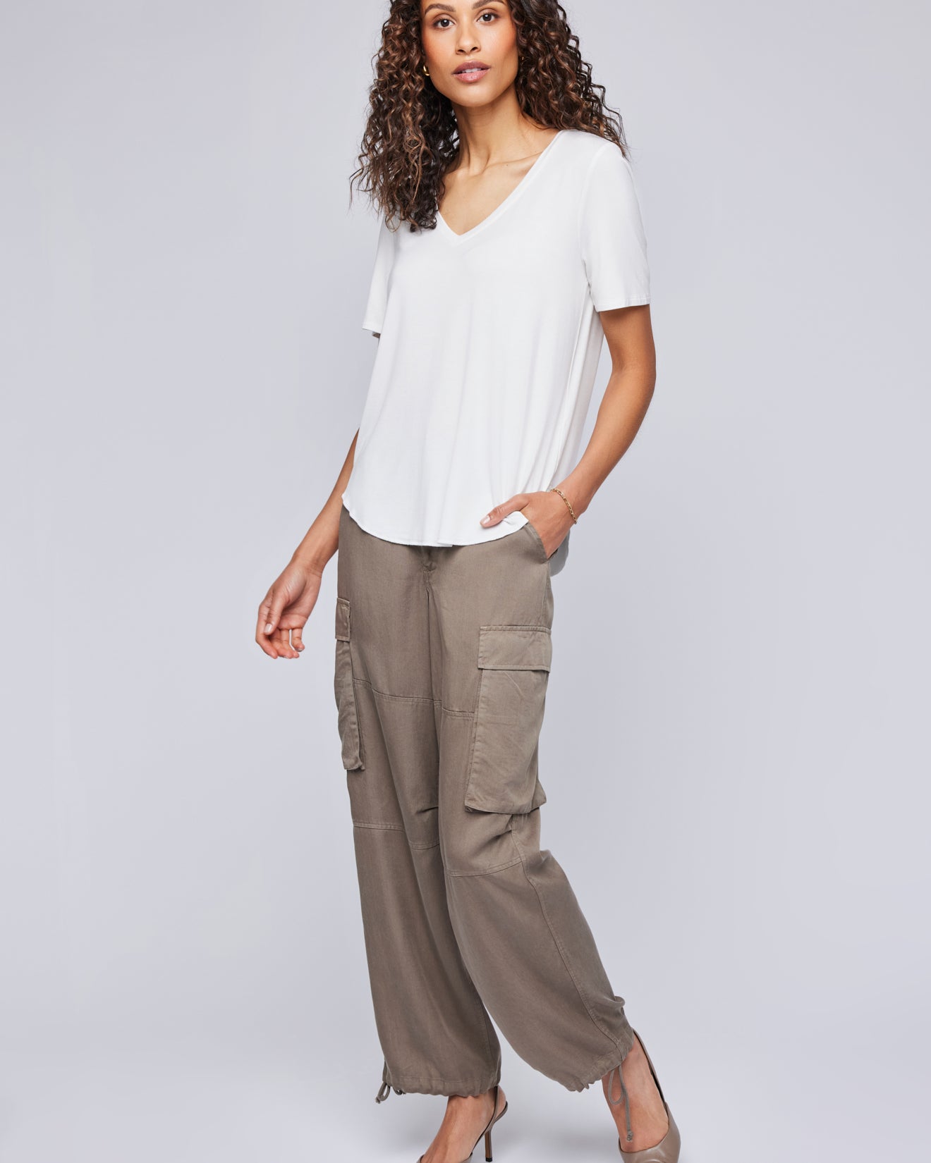 GENTLE FAWN AVERY CARGO PANTS - OLIVE - LAST SIZE XS