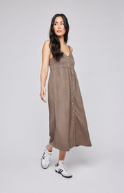 GENTLE FAWN JANE MIDI DRESS - OLIVE