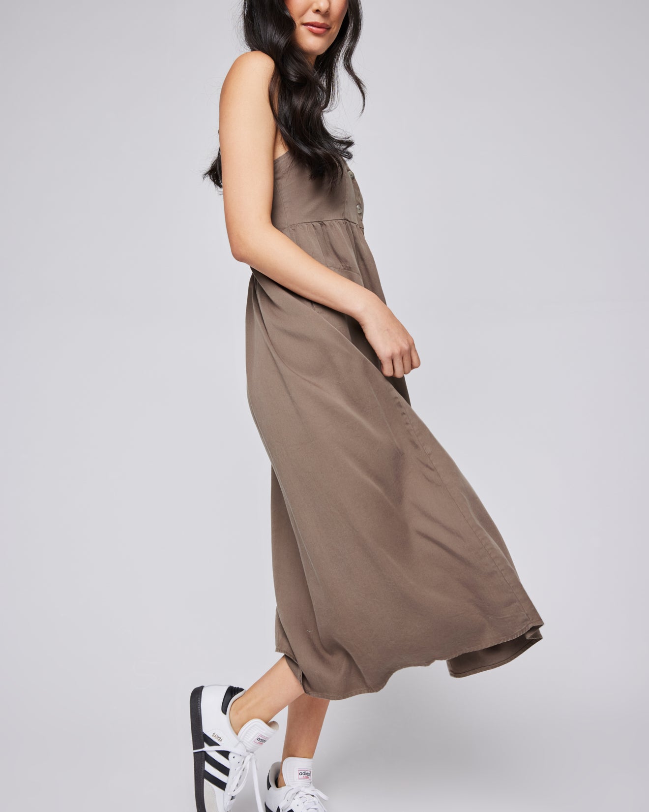 GENTLE FAWN JANE MIDI DRESS - OLIVE