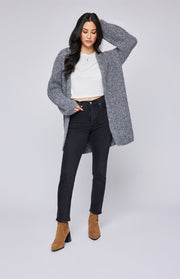 GENTLE FAWN ENID CARDIGAN - CHARCOAL HEATHER