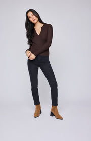 GENTLE FAWN OLYMPIA SHIRT - COGNAC