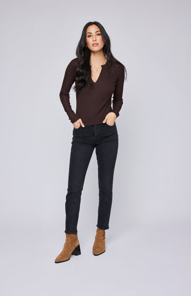 GENTLE FAWN OLYMPIA SHIRT - COGNAC