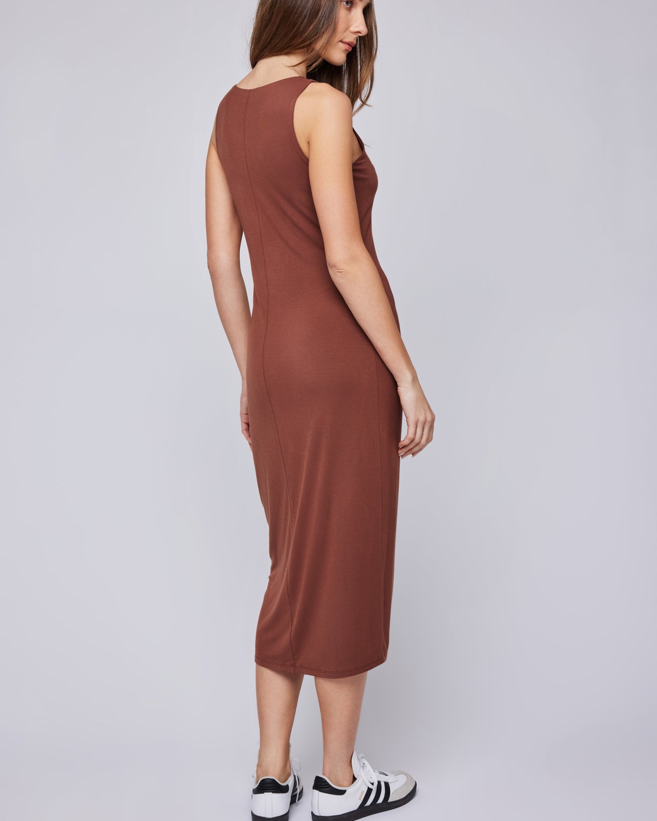 GENTLE FAWN PAULA DRESS - COGNAC