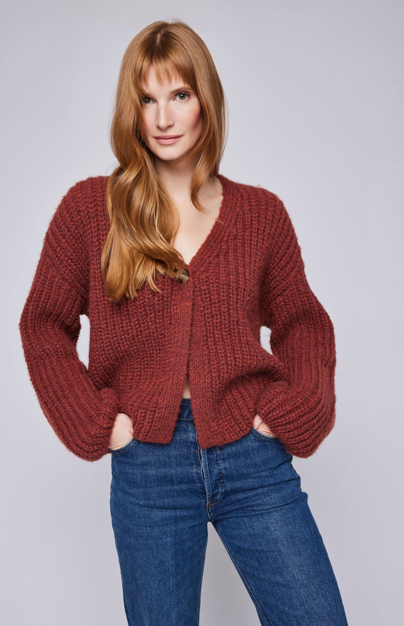 GENTLE FAWN ILENE CARDIGAN - HEATHER CINNAMON