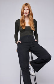 GENTLE FAWN PHOENIX PANTS - WASHED BLACK