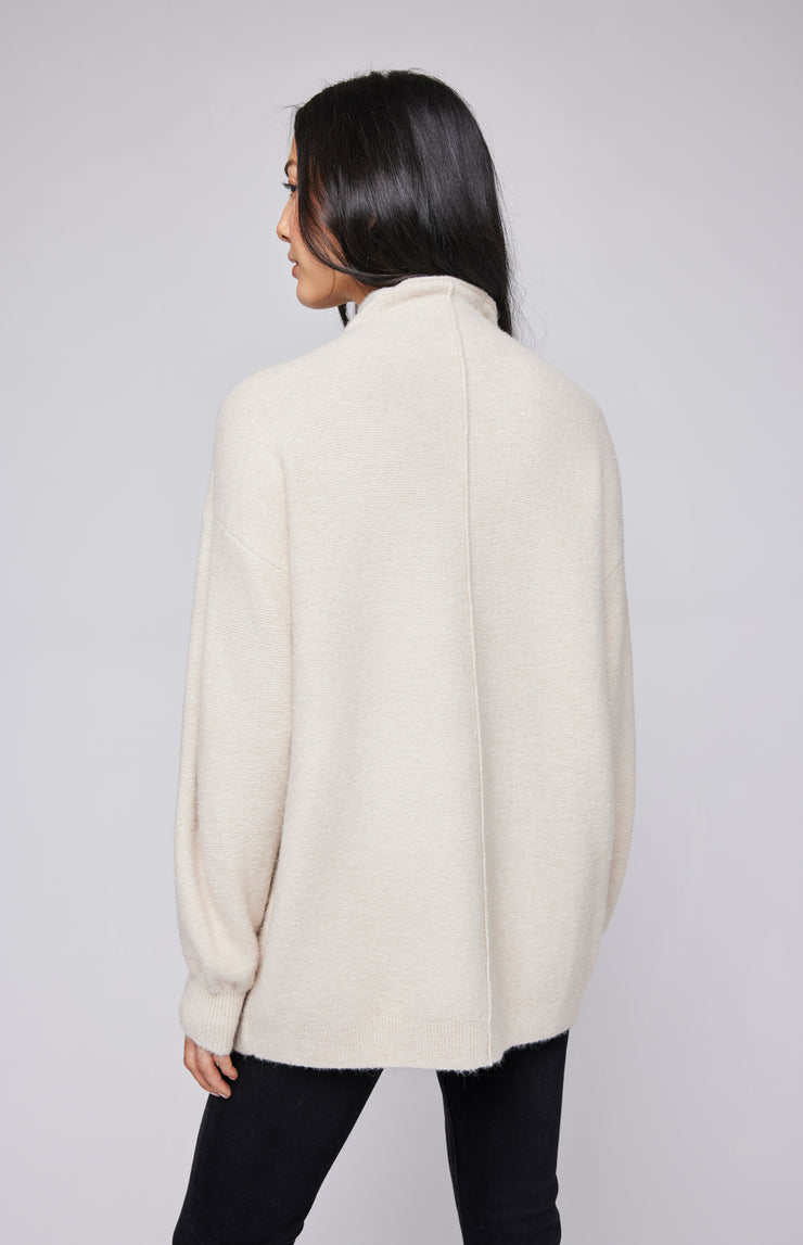 GENTLE FAWN JONES LONG PULLOVER - HEATHER BONE - LAST SIZE XS