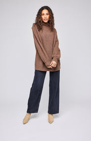 GENTLE FAWN JONES LONG PULLOVER - HEATHER NUTMEG