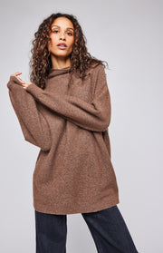 GENTLE FAWN JONES LONG PULLOVER - HEATHER NUTMEG