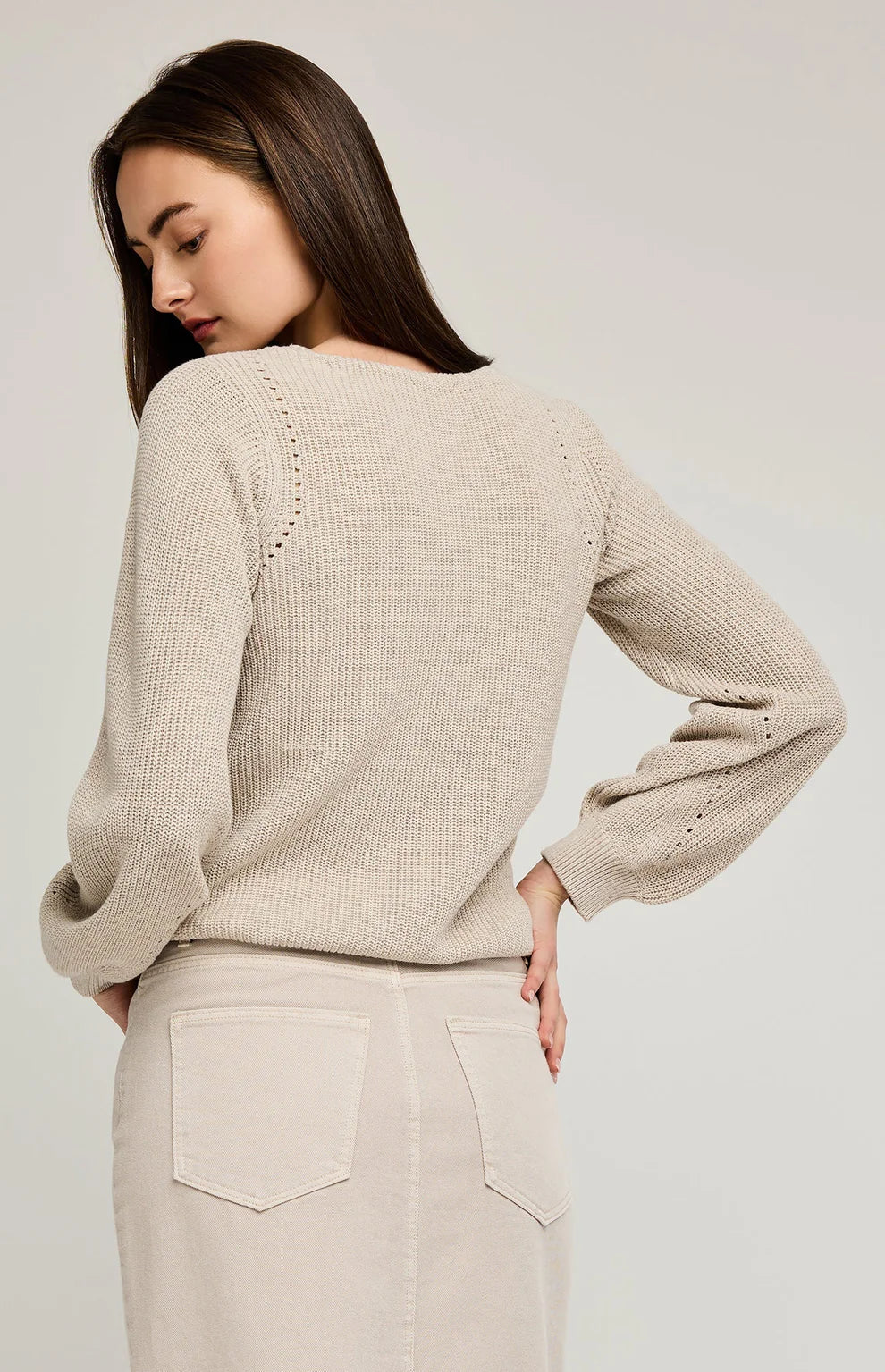 GENTLE FAWN HAILEY PULLOVER - HEATHER OAT