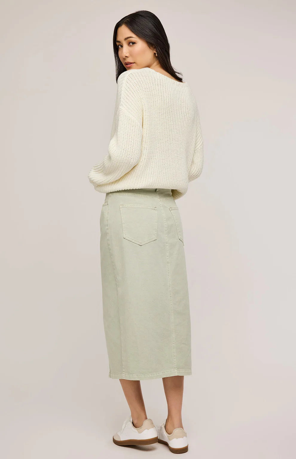 GENTLE FAWN GEORGIA MIDI SKIRT - CACTUS