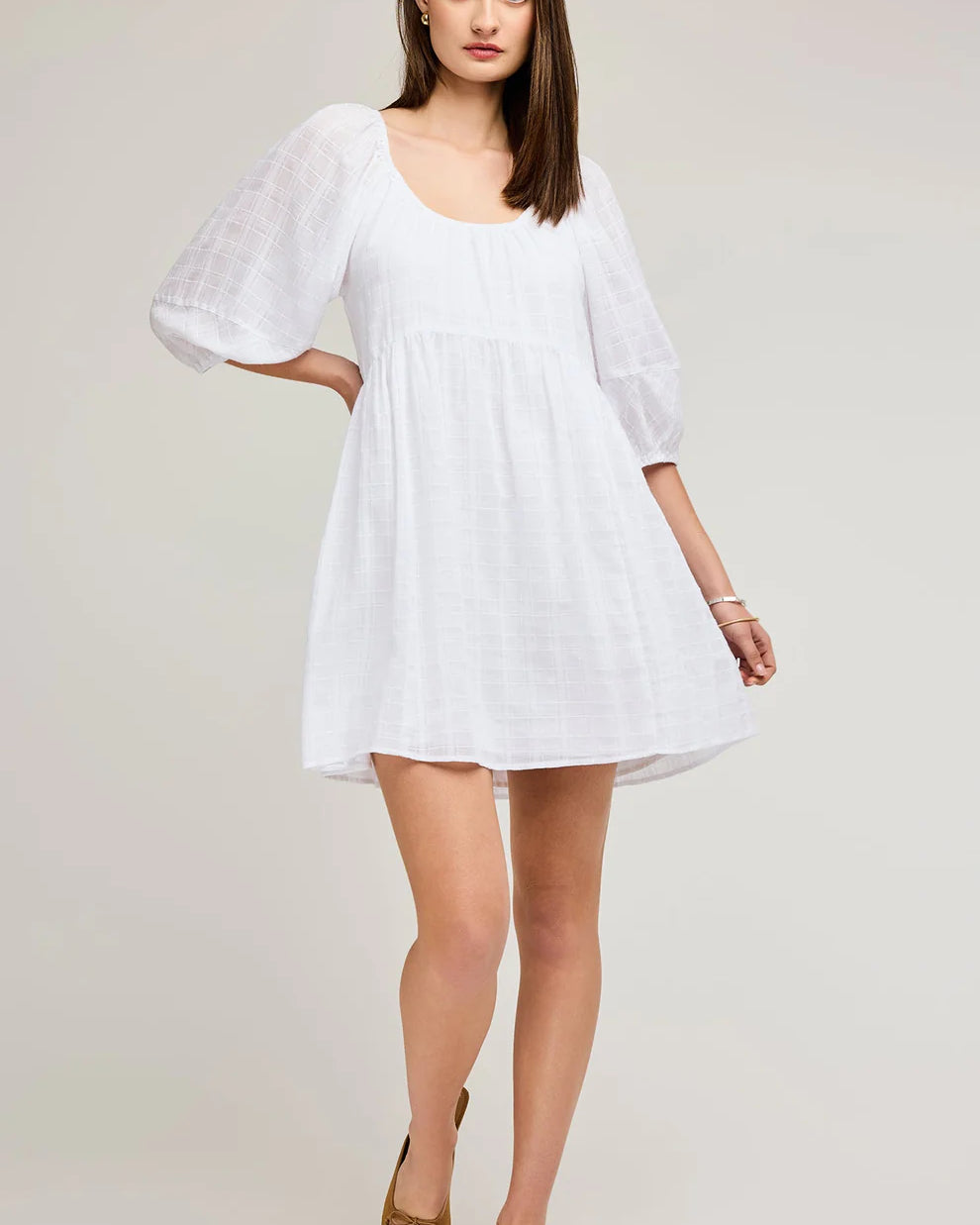 GENTLE FAWN TALLULAH DRESS - WHITE