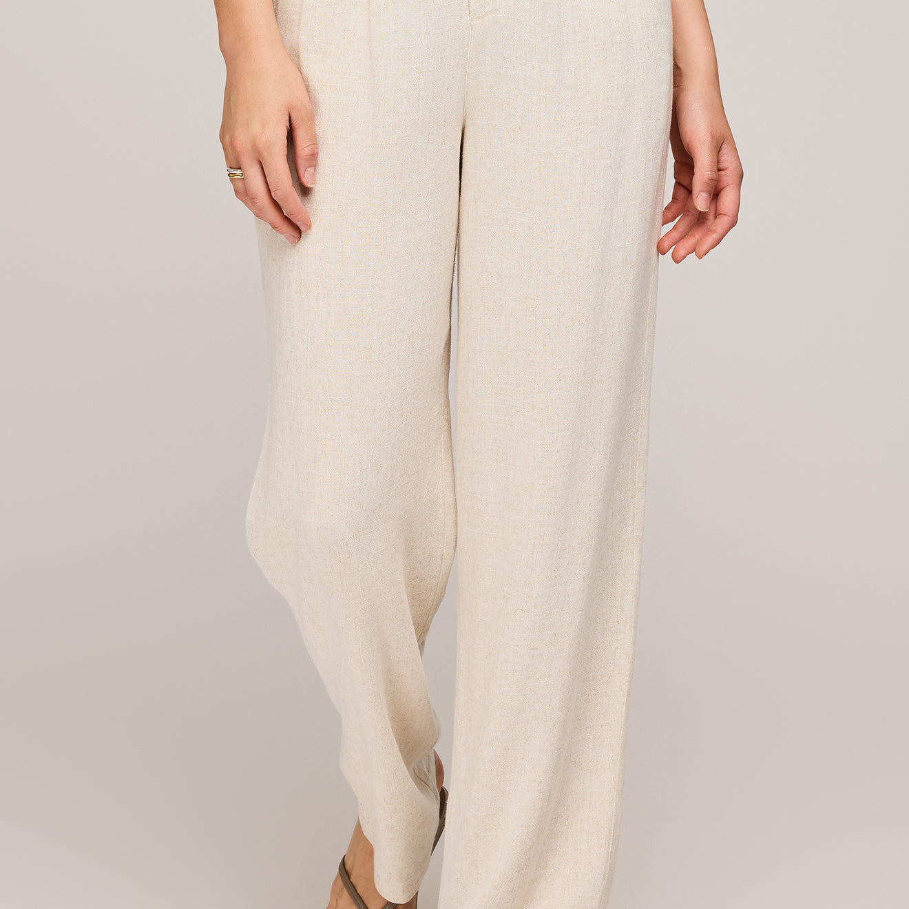 GENTLE FAWN ELLIOT TROUSERS - LINEN - LAST SIZE L