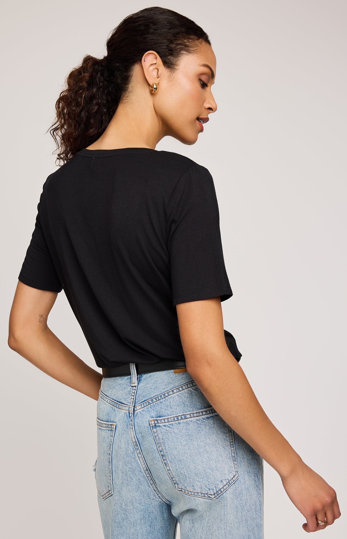 GENTLE FAWN JAMIE TEE - BLACK