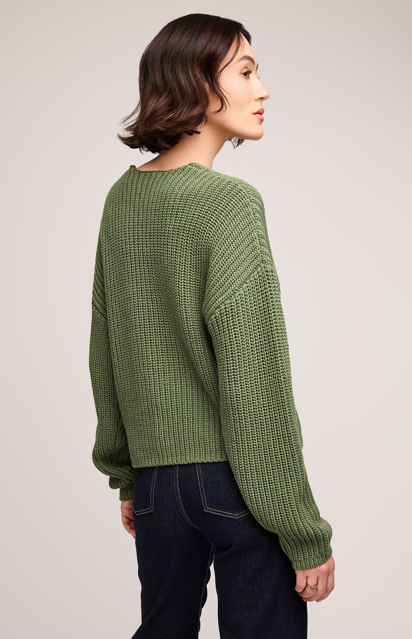 GENTLE FAWN SPENCER SWEATER - IVY