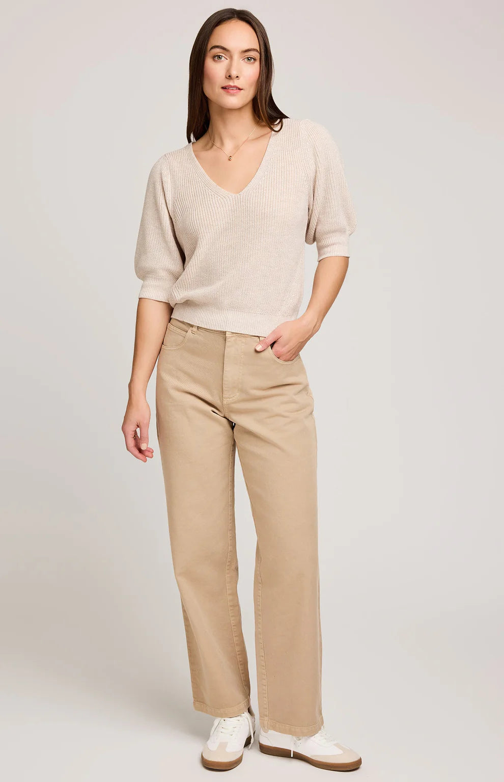 GENTLE FAWN PHOEBE PULLOVER - HEATHER OATMEAL