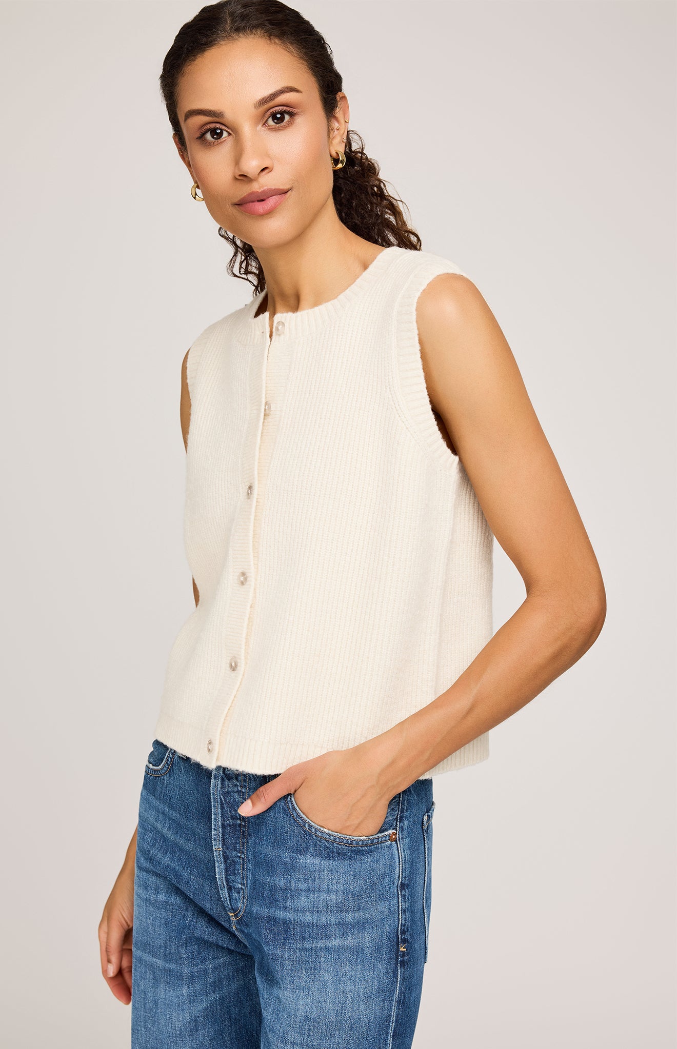 GENTLE FAWN WINNIE VEST - CREAM