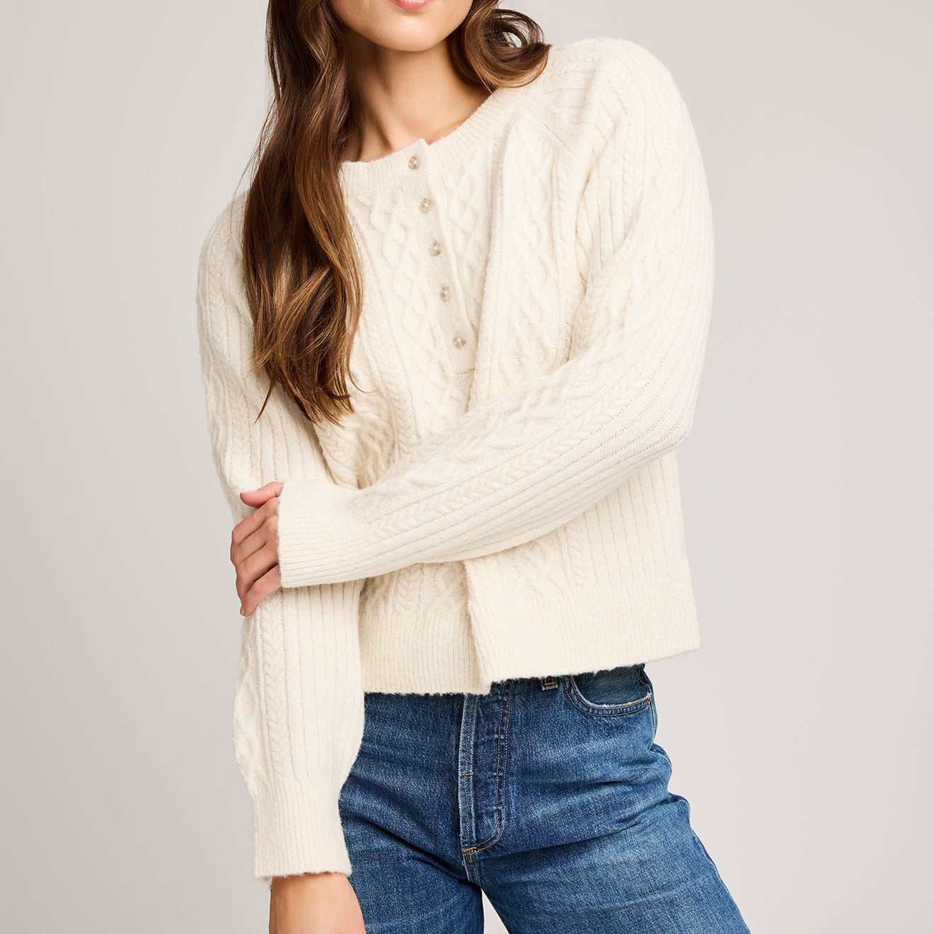 GENTLE FAWN ASPEN SWEATER - CREAM