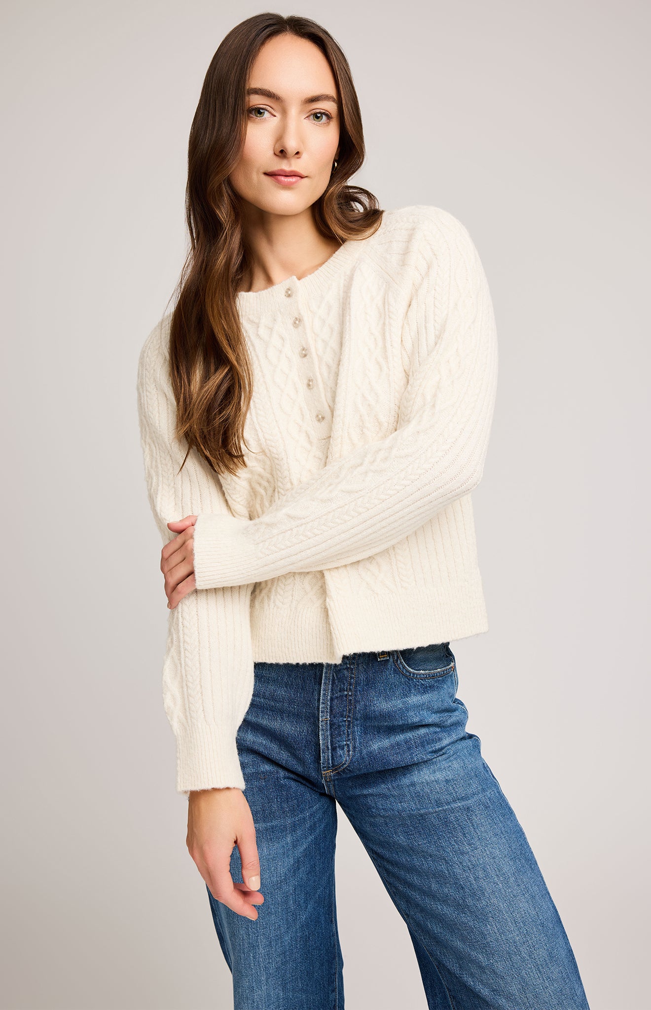GENTLE FAWN ASPEN SWEATER - CREAM