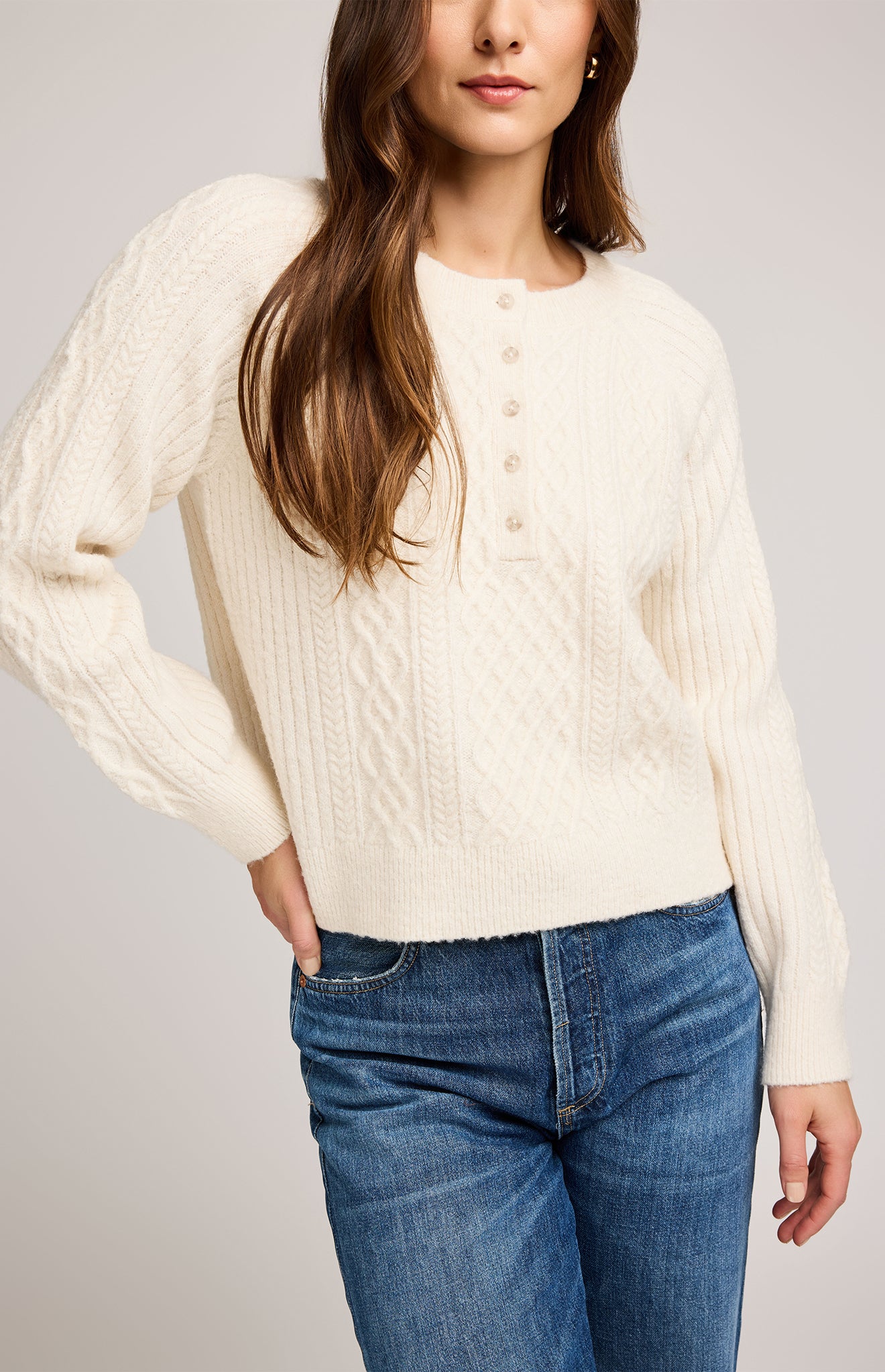 GENTLE FAWN ASPEN SWEATER - CREAM