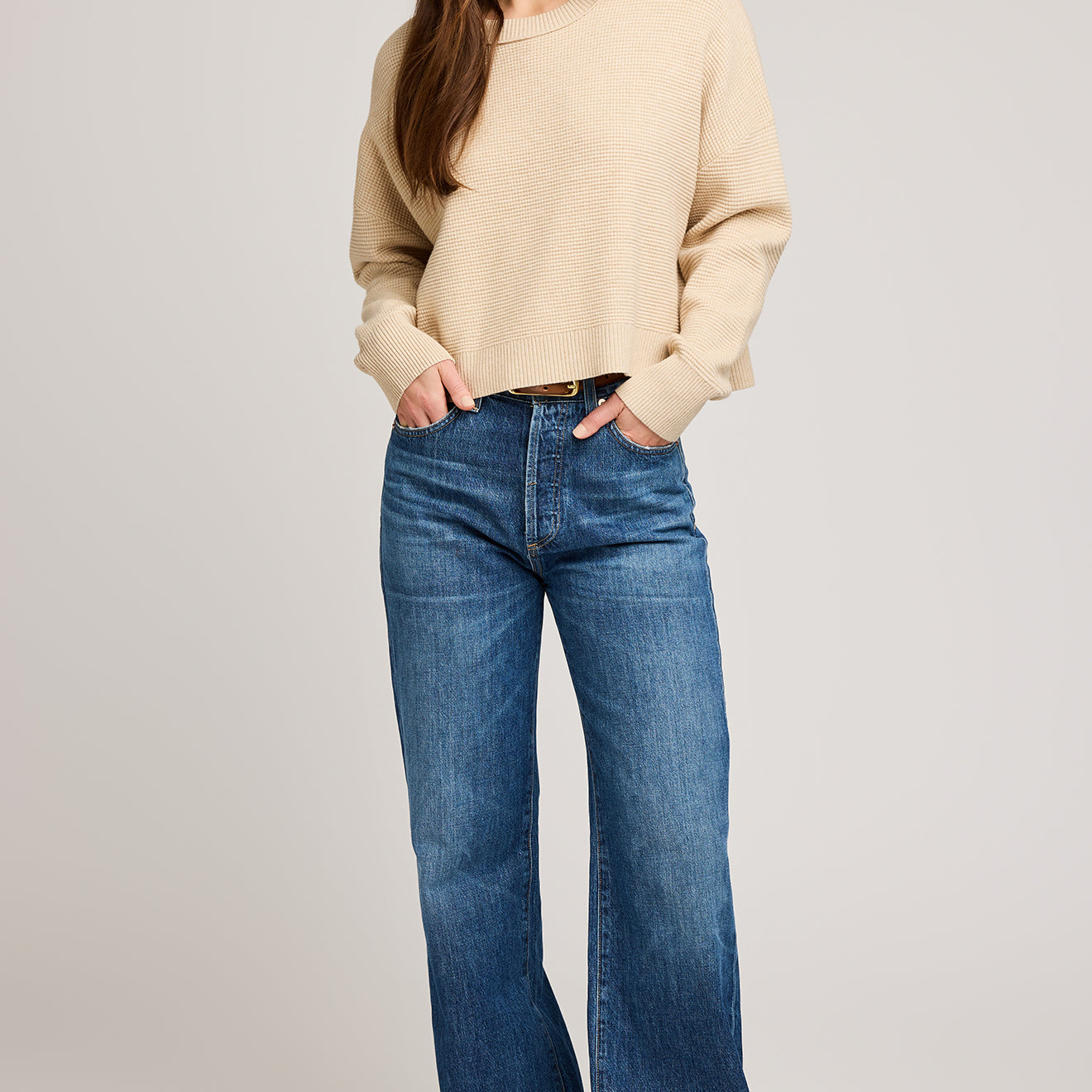 GENTLE FAWN AXEL PULLOVER - HEATHER SANDSTONE