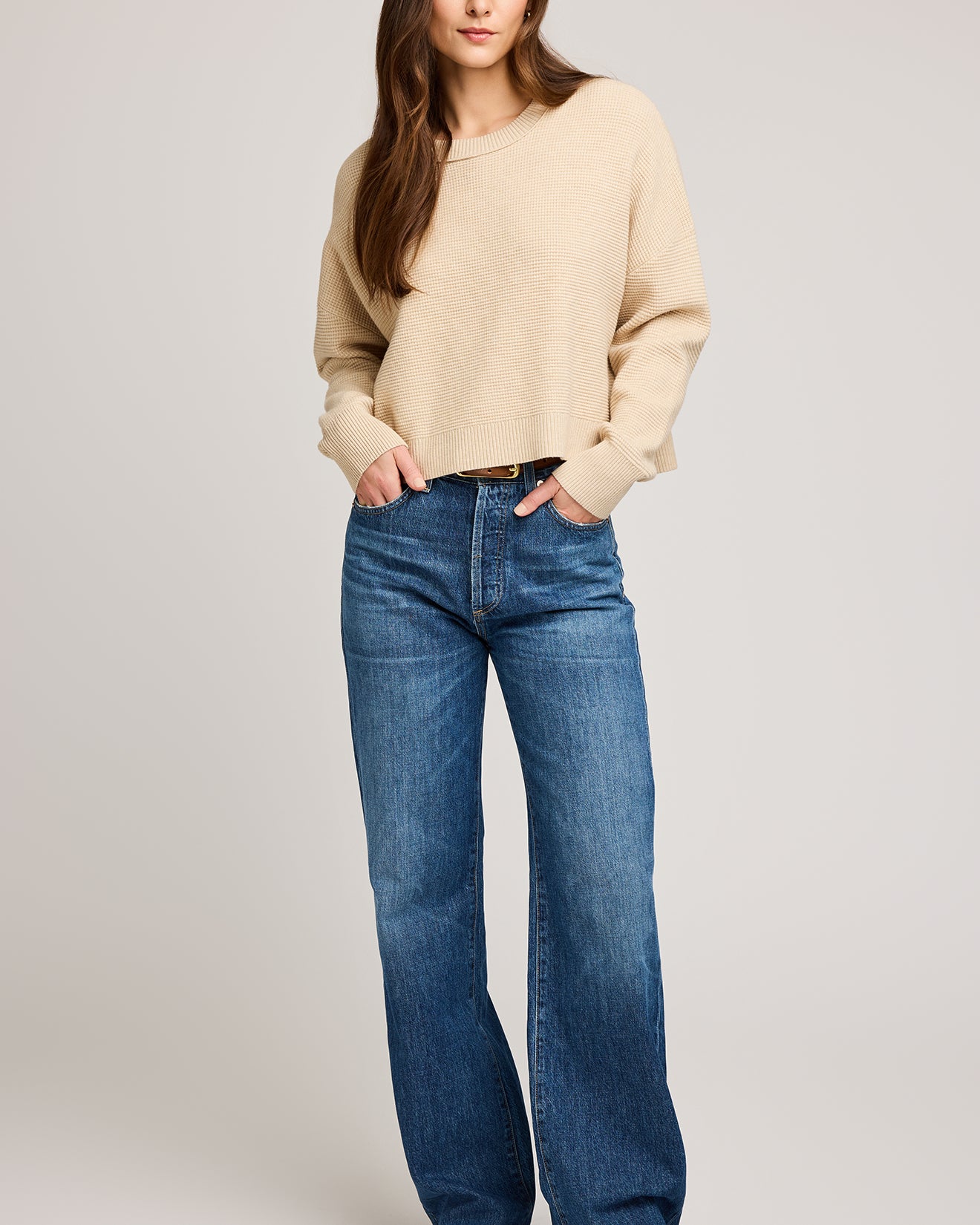 GENTLE FAWN AXEL PULLOVER - HEATHER SANDSTONE