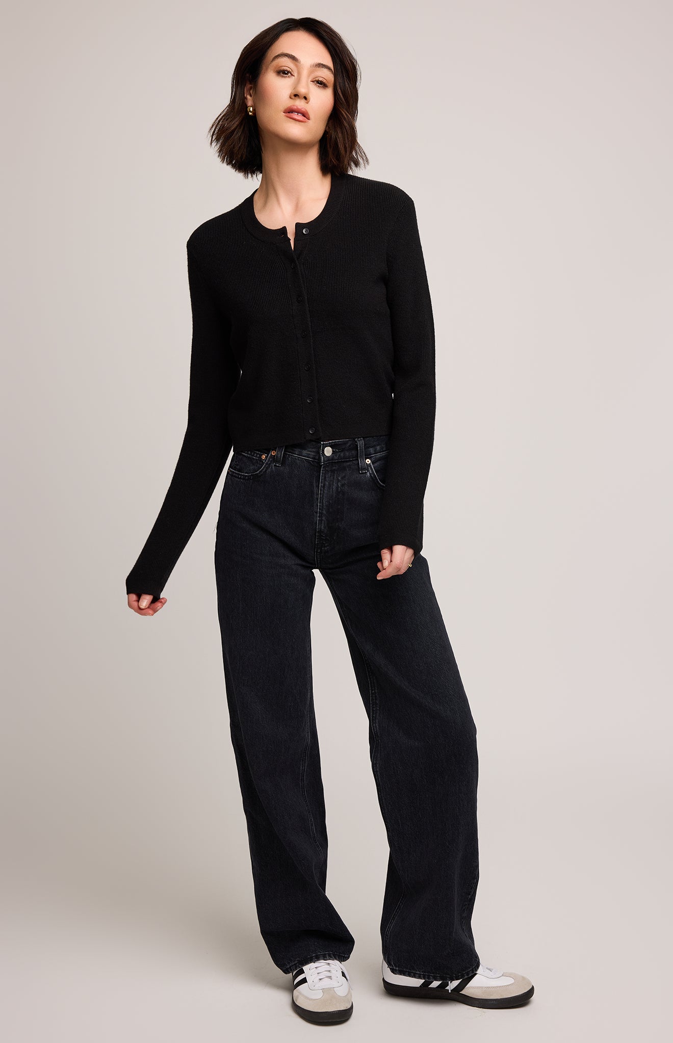 GENTLE FAWN MIRABELLA CARDIGAN - BLACK