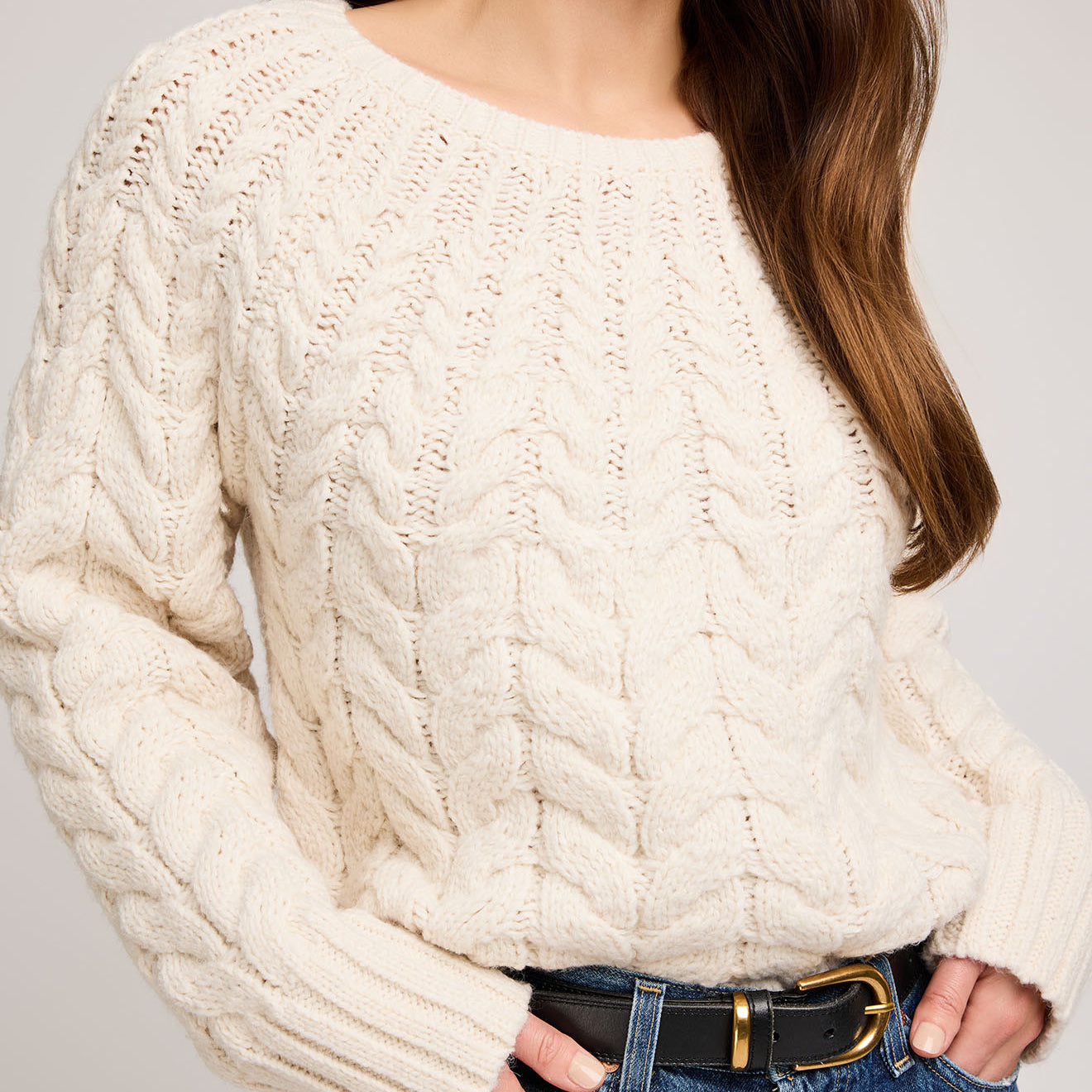 GENTLE FAWN LORENZO SWEATER - CREAM