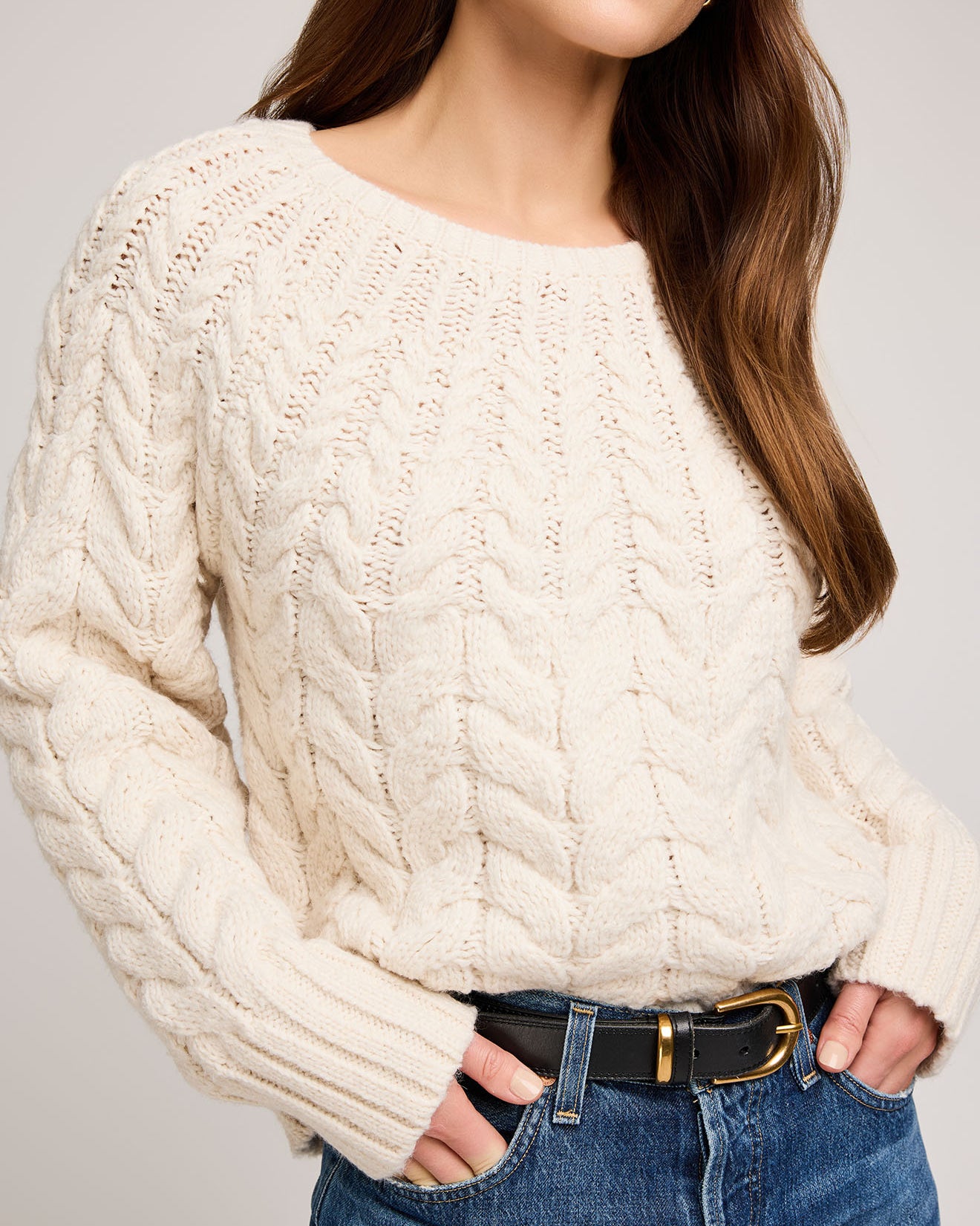 GENTLE FAWN LORENZO SWEATER - CREAM