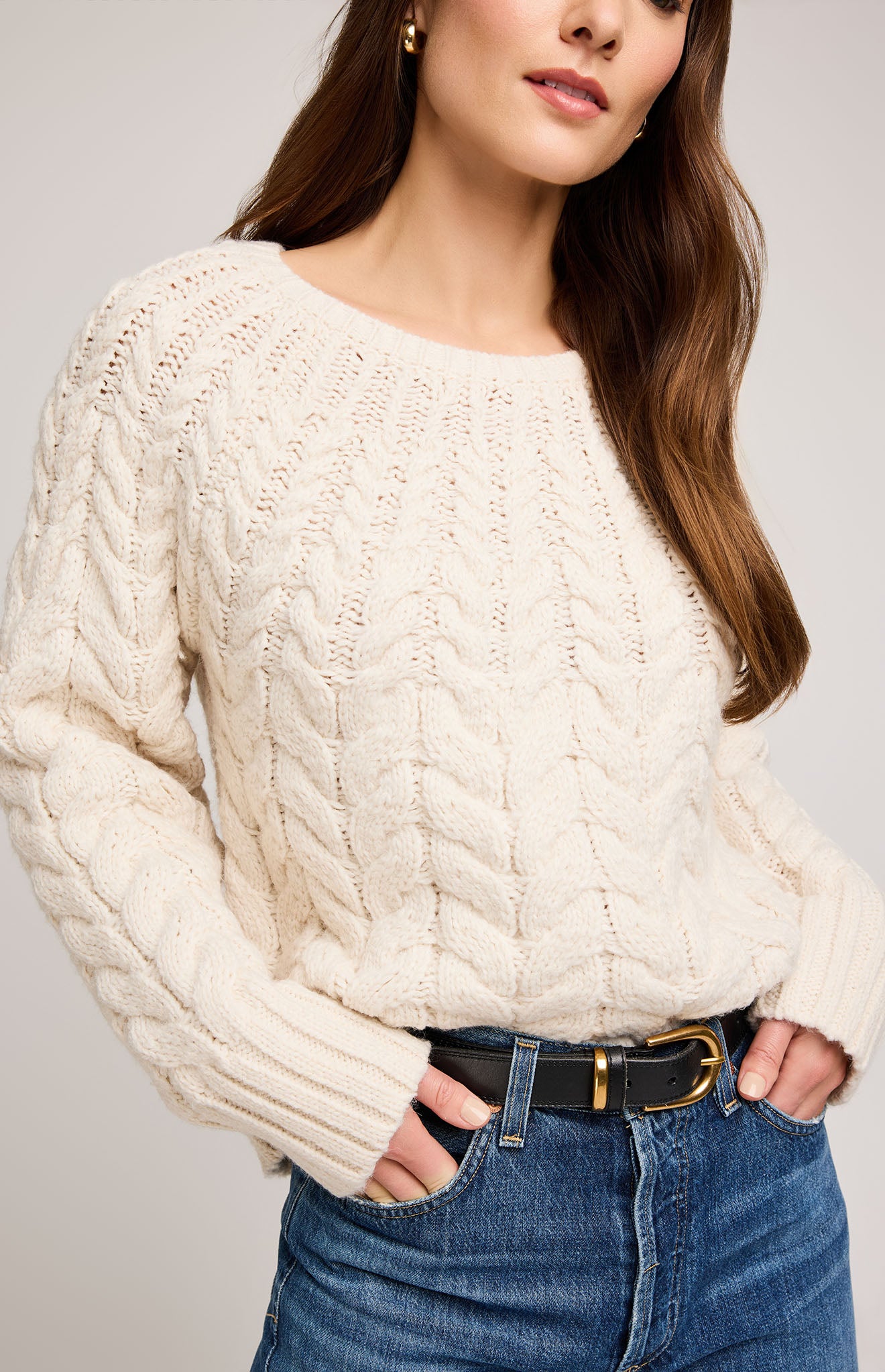 GENTLE FAWN LORENZO SWEATER - CREAM