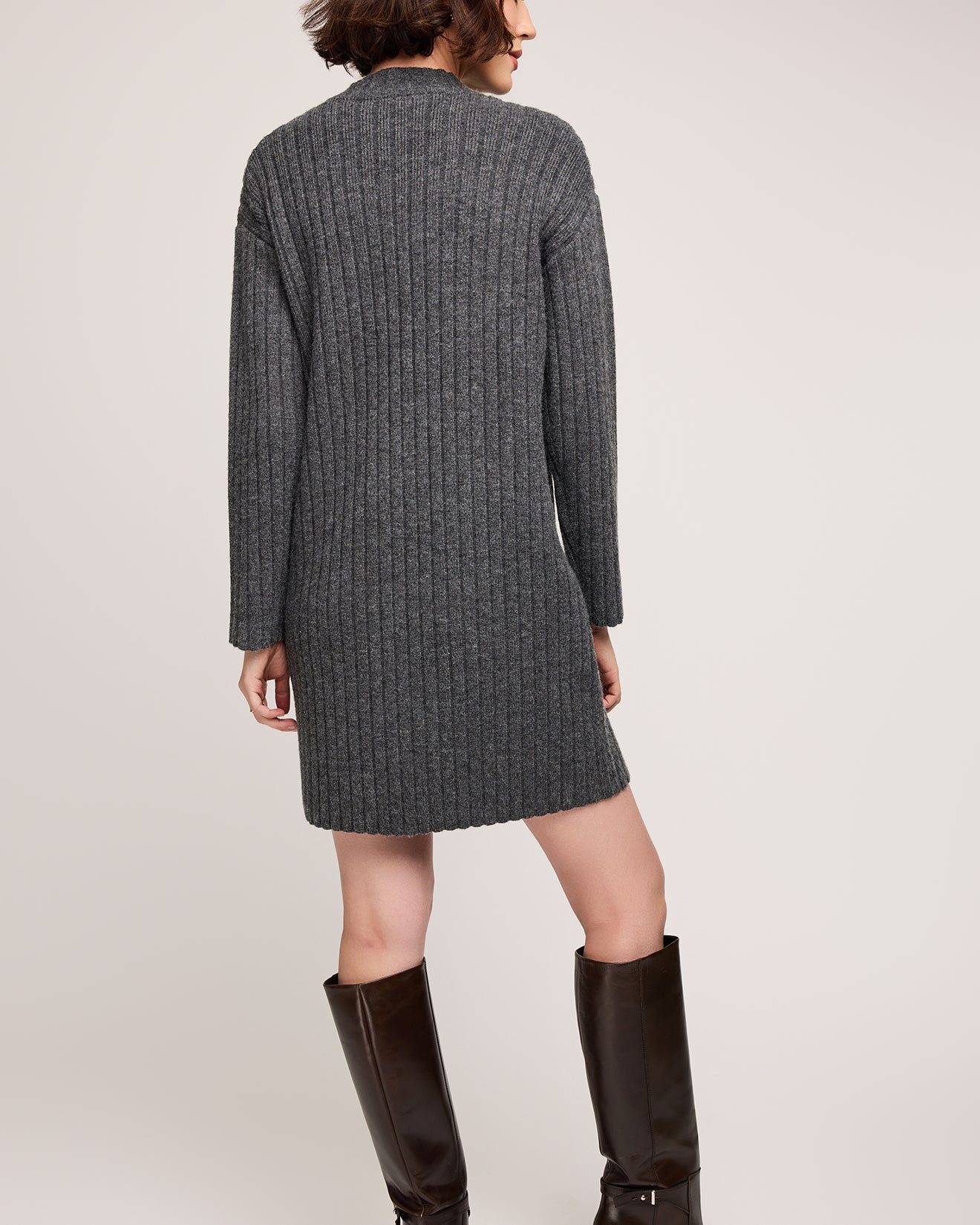 GENTLE FAWN YVETTE DRESS - CHARCOAL HEATHER