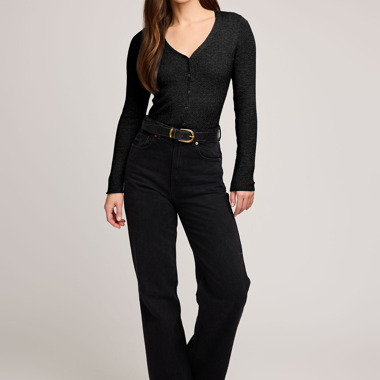 GENTLE FAWN MIA CARDIGAN - BLACK