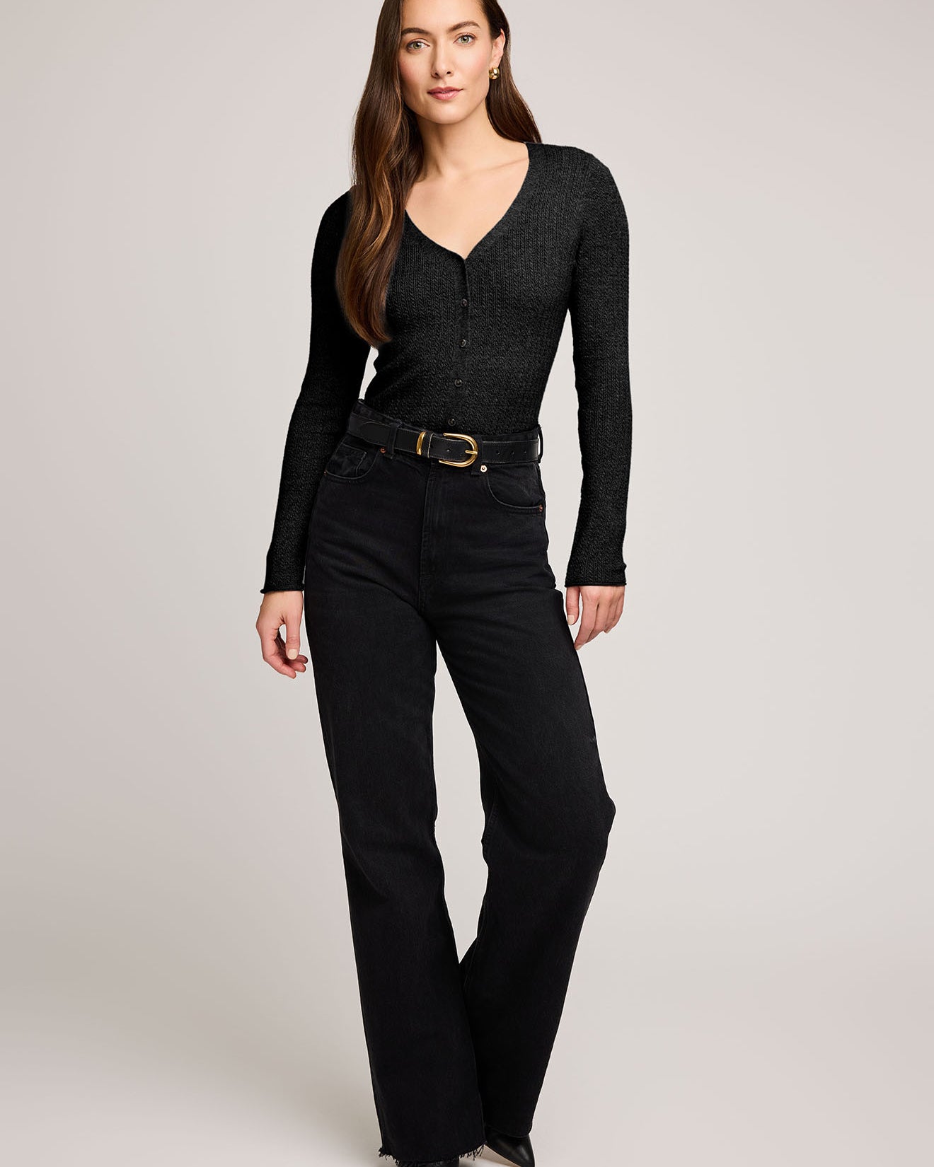 GENTLE FAWN MIA CARDIGAN - BLACK