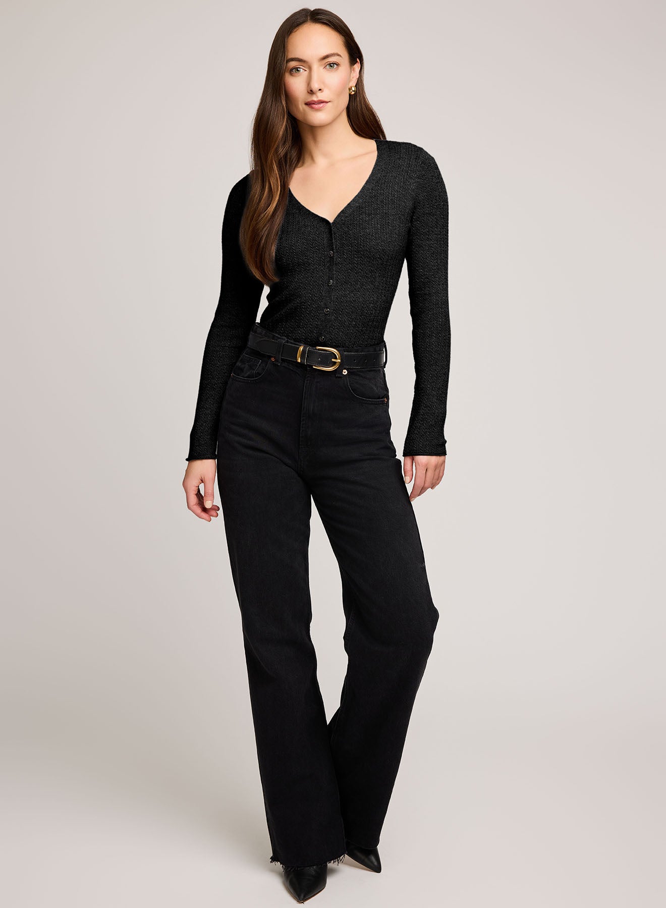 GENTLE FAWN MIA CARDIGAN - BLACK