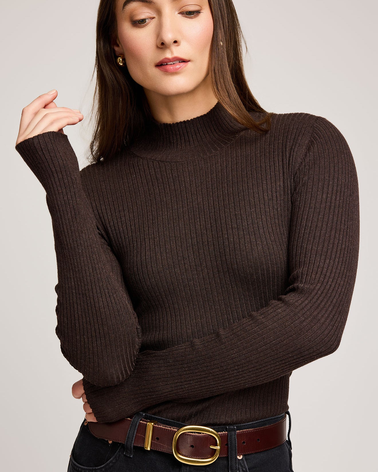 GENTLE FAWN ARLEN SWEATER - HEATHER DARKWOOD