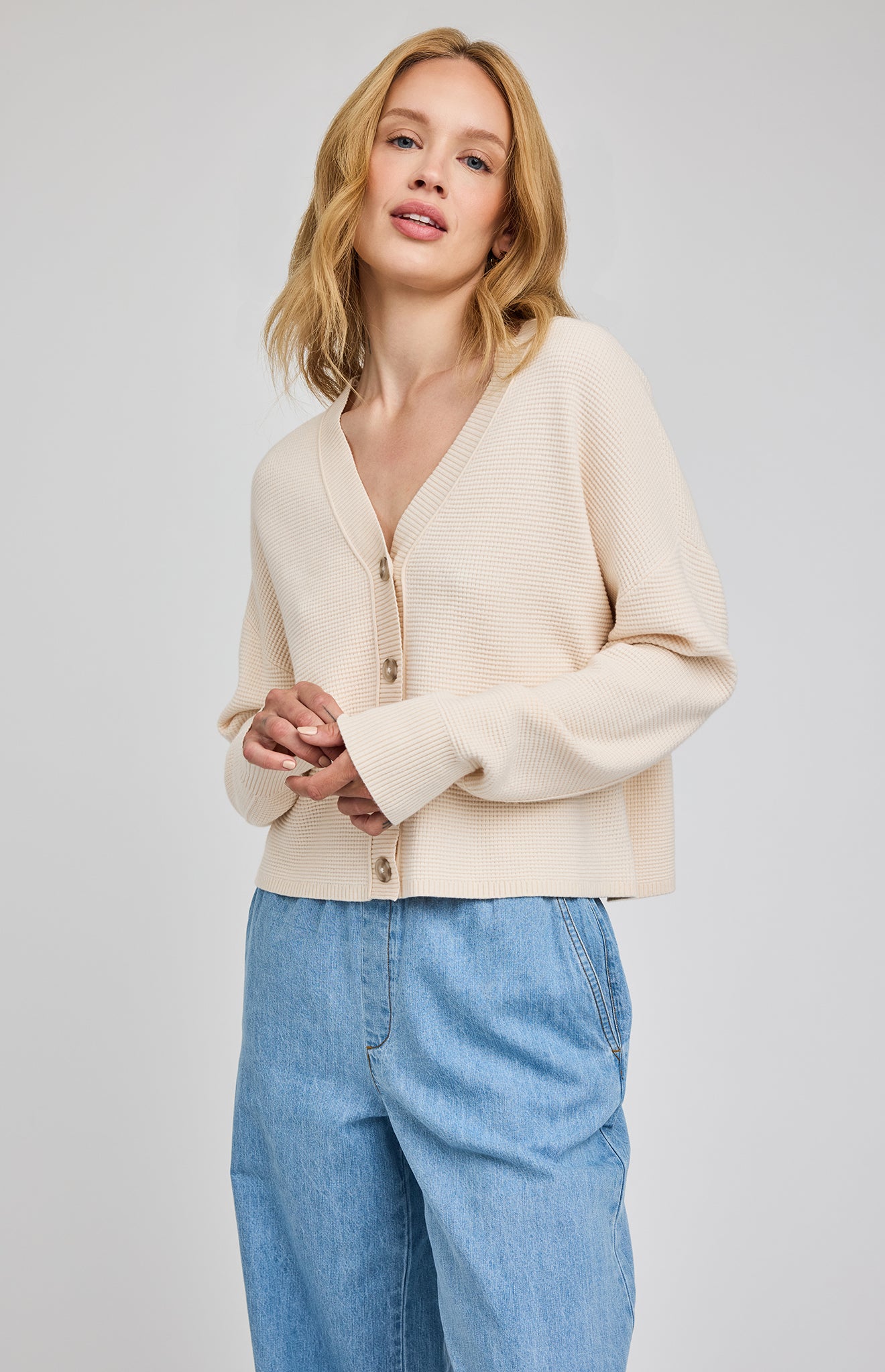 GENTLE FAWN JOYCE CARDIGAN - CREAM