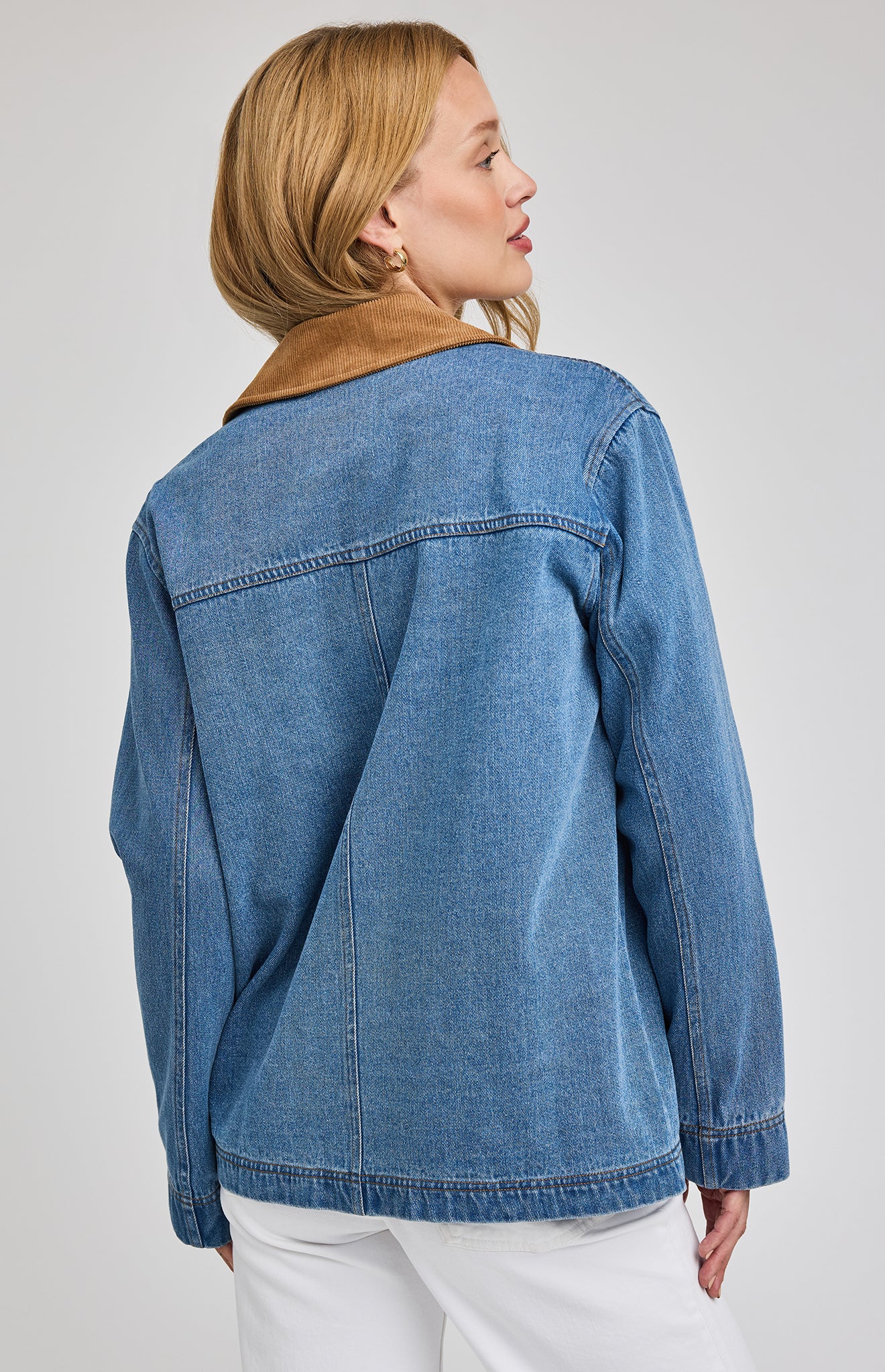 GENTLE FAWN FLYNN BARN JACKET - LIGHT WASH