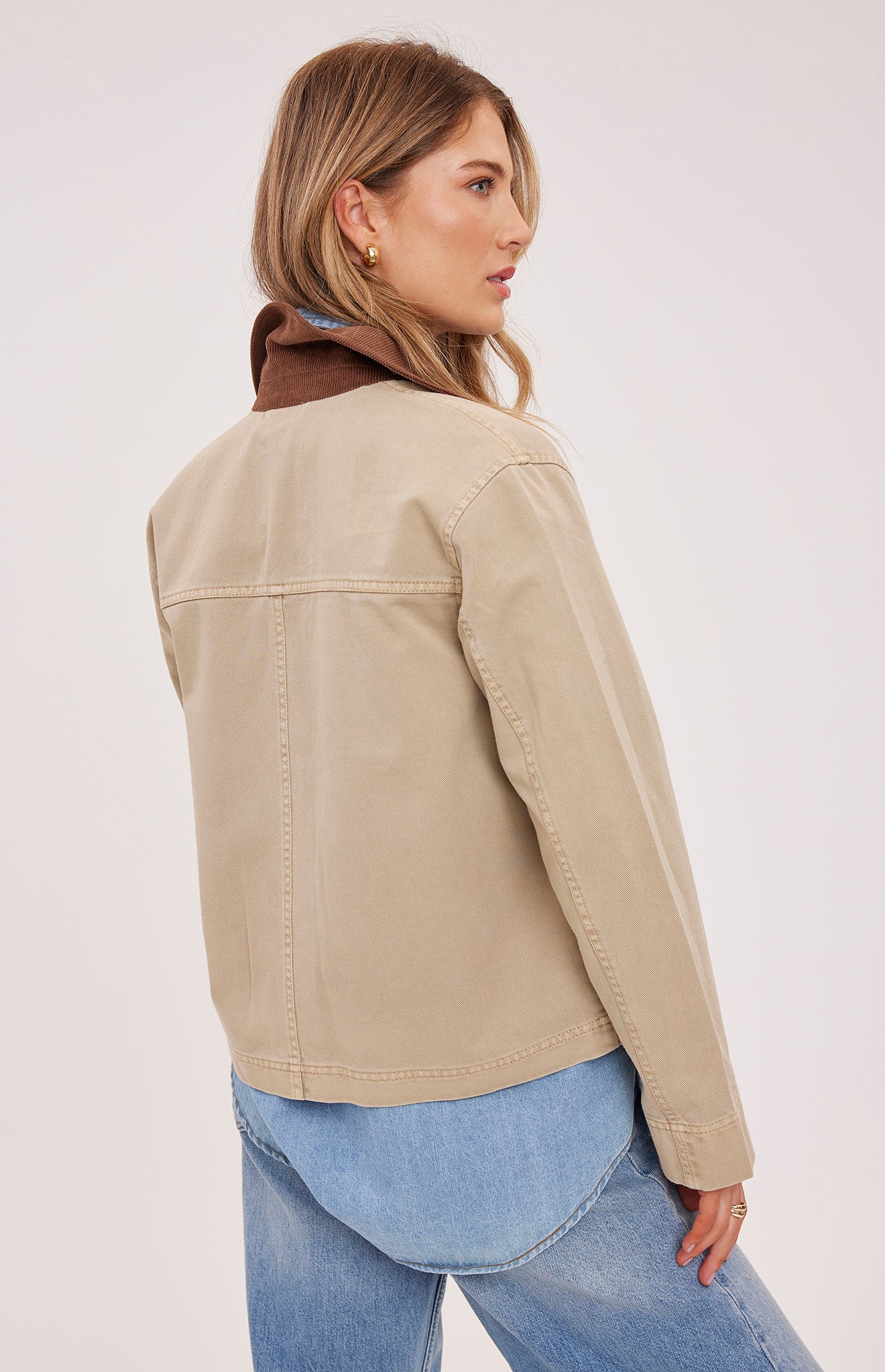 GENTLE FAWN ARCHER CROPPED BARN JACKET - TAN