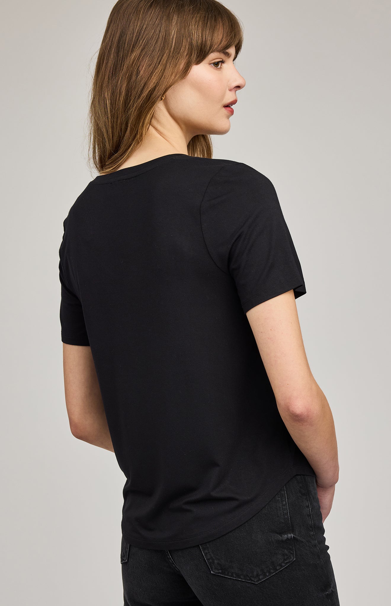 *PRE ORDER* GENTLE FAWN JAMIE TEE - BLACK