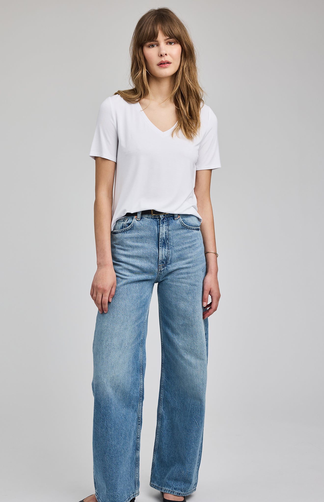 *PRE ORDER* GENTLE FAWN JAMIE TEE - WHITE