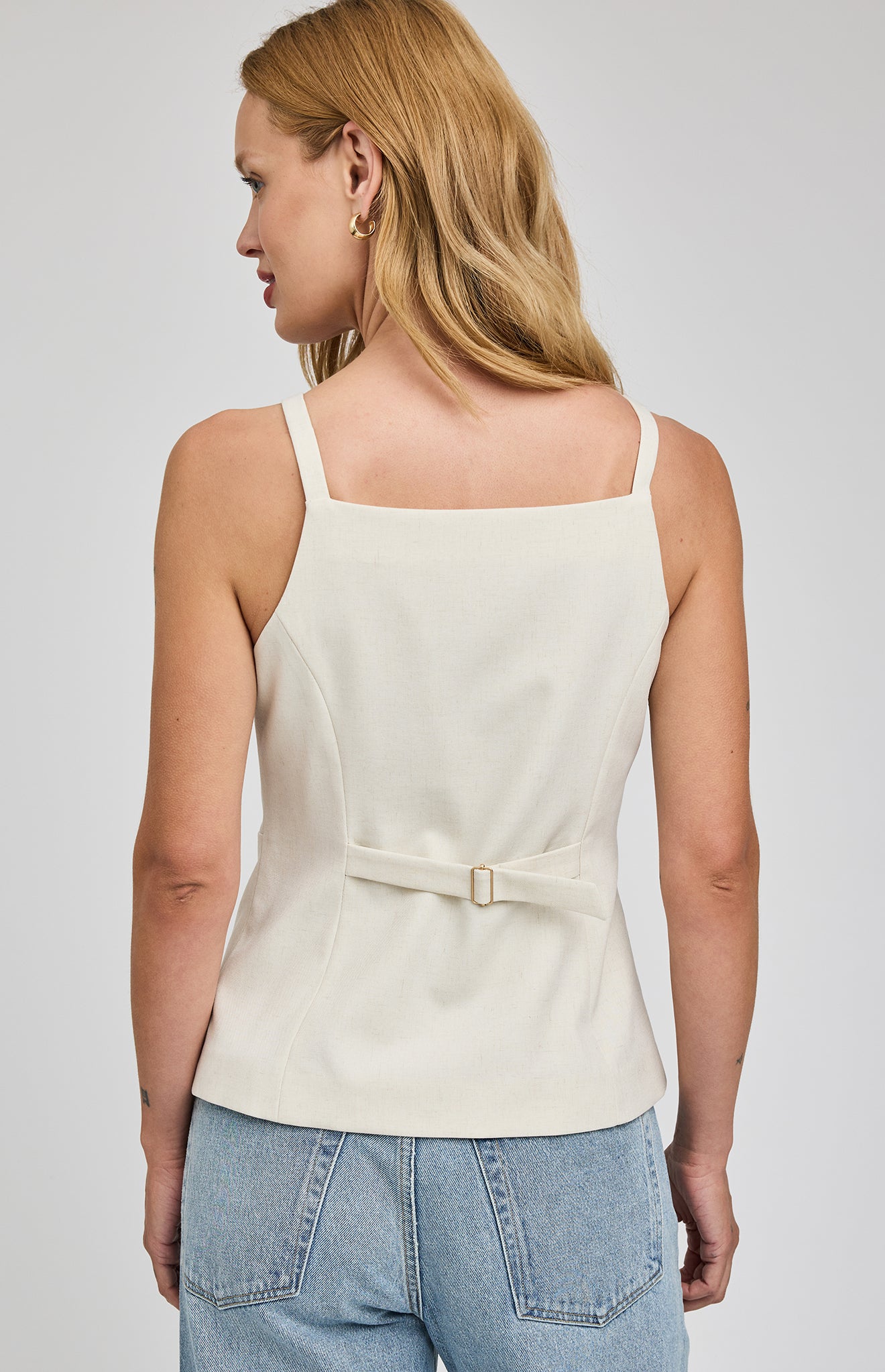 *PRE ORDER* GENTLE FAWN HARPER VEST - HEATHER CREAM