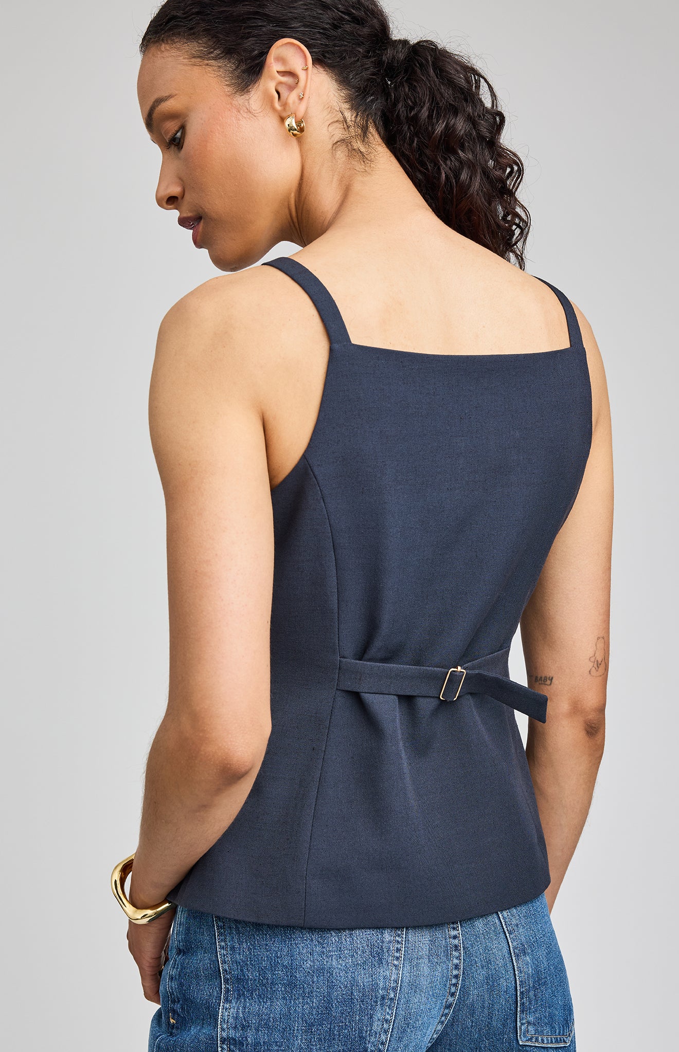 *PRE ORDER* GENTLE FAWN HARPER VEST - NAVY