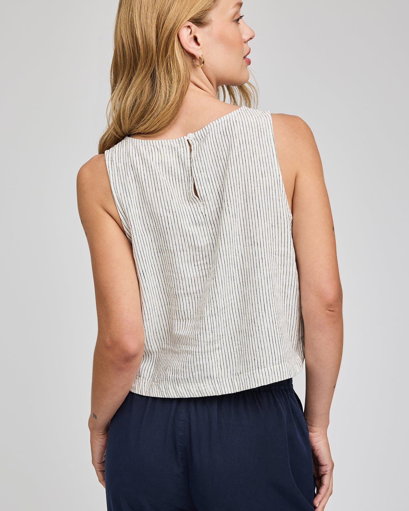 *PRE ORDER* GENTLE FAWN LEANNA TANK - WHITE STRIPE