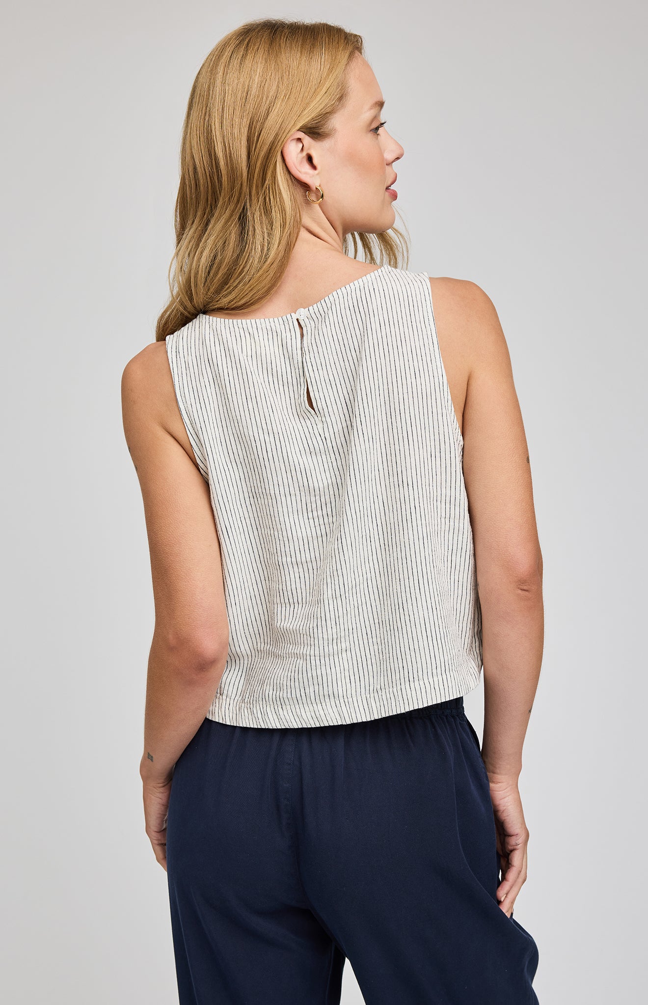 *PRE ORDER* GENTLE FAWN LEANNA TANK - WHITE STRIPE